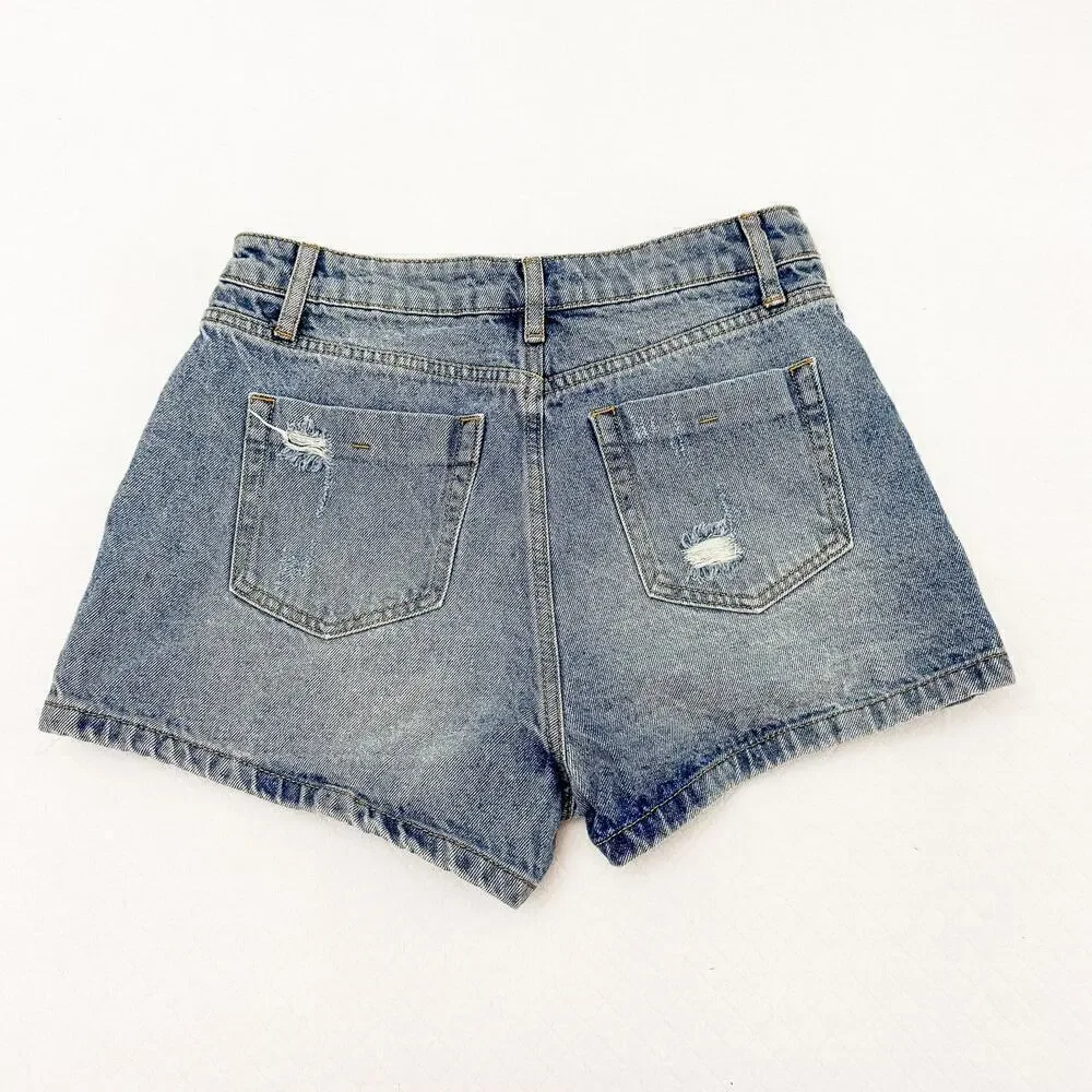 The Impeccable Pig Denim Jean Shorts 2.7 August Apparel Size Medium